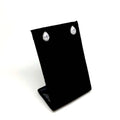 Beautiful Sterling Silver Drop Stud Earrings. Red, Purple and White Available - Naked Nation UK