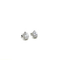 Beautiful Sterling Silver Drop Stud Earrings. Red, Purple and White Available - Naked Nation UK