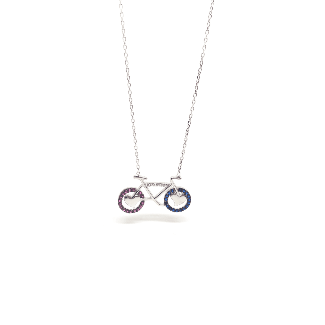 Bicycle rider Necklace gifts, bicycle lover necklace, bicycle pendant, bicycle necklace women, Bike rider gifts, jewellery gifts for women - Naked Nation UK