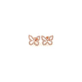 Butterfly Stud Earrings, dainty Sterling Silver Butterfly earrings - Naked Nation UK