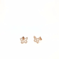 Butterfly Stud Earrings, dainty Sterling Silver Butterfly earrings - Naked Nation UK
