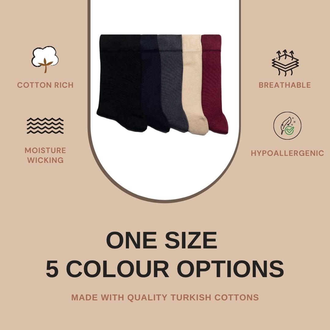 Comfortable Calf Cotton Socks - Naked Nation UK