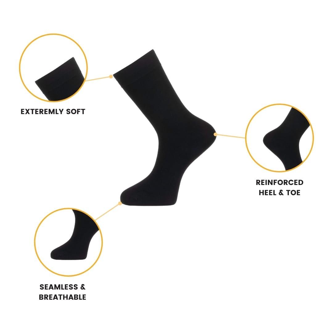 Core Compression Micro Modal Socks, 3x Pairs - Naked Nation UK