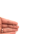 Cross Silver Earrings - Italian stud Earrings for Women, Cross jewellery - Naked Nation UK