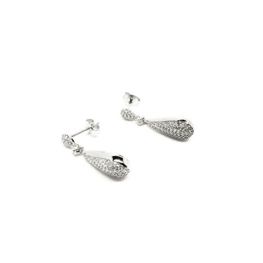 Crystal Drop Stud Earrings - Naked Nation UK