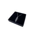 Cubic Zirconia Leaf, 925 Sterling Silver Necklace. Leaf as a Symbol of Fertility and Growth - Naked Nation UK