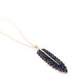 Cubic Zirconia Leaf, 925 Sterling Silver Necklace. Leaf as a Symbol of Fertility and Growth - Naked Nation UK