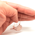 Cubic Zirconia Star Pendant Necklace in Rose Gold, Silver or Black by Naked Nation - Naked Nation UK