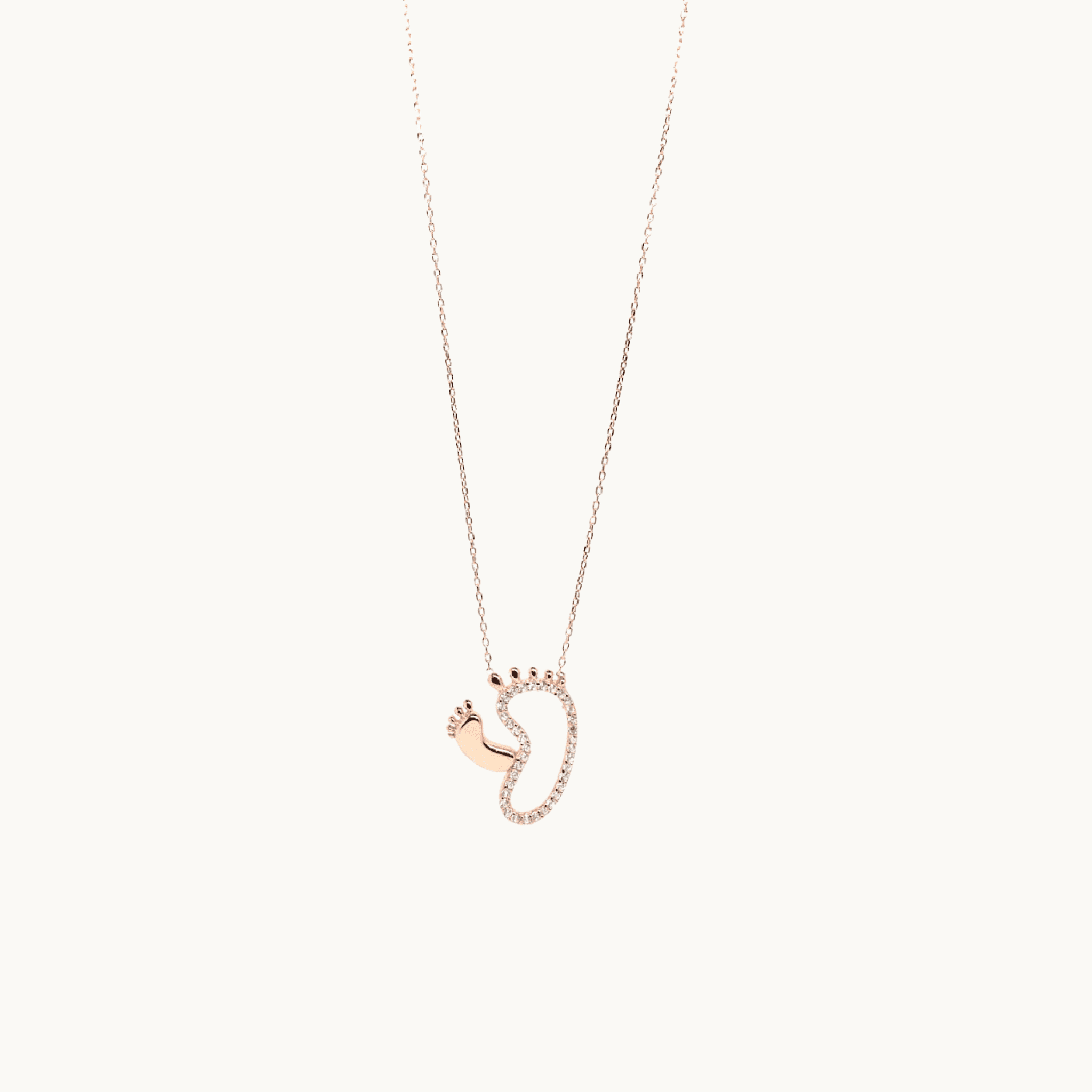 Sterling silver clearance baby necklace