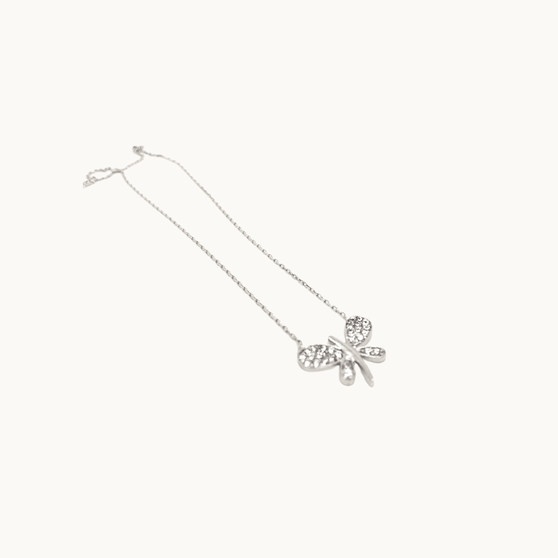 Dainty Silver Necklace for Woman, Dragonfly Necklace, 925 Sterling Silver Necklace - Naked Nation UK