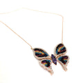 For Butterfly lovers - A Symbol of Change and Joy. Sterling Silver Butterfly Pendant Necklace - Naked Nation UK