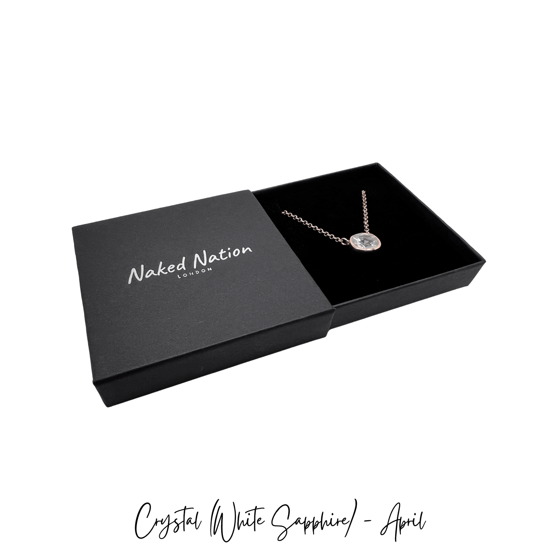 Genuine Gemstone Necklace, Birthstones Necklaces - Naked Nation UK