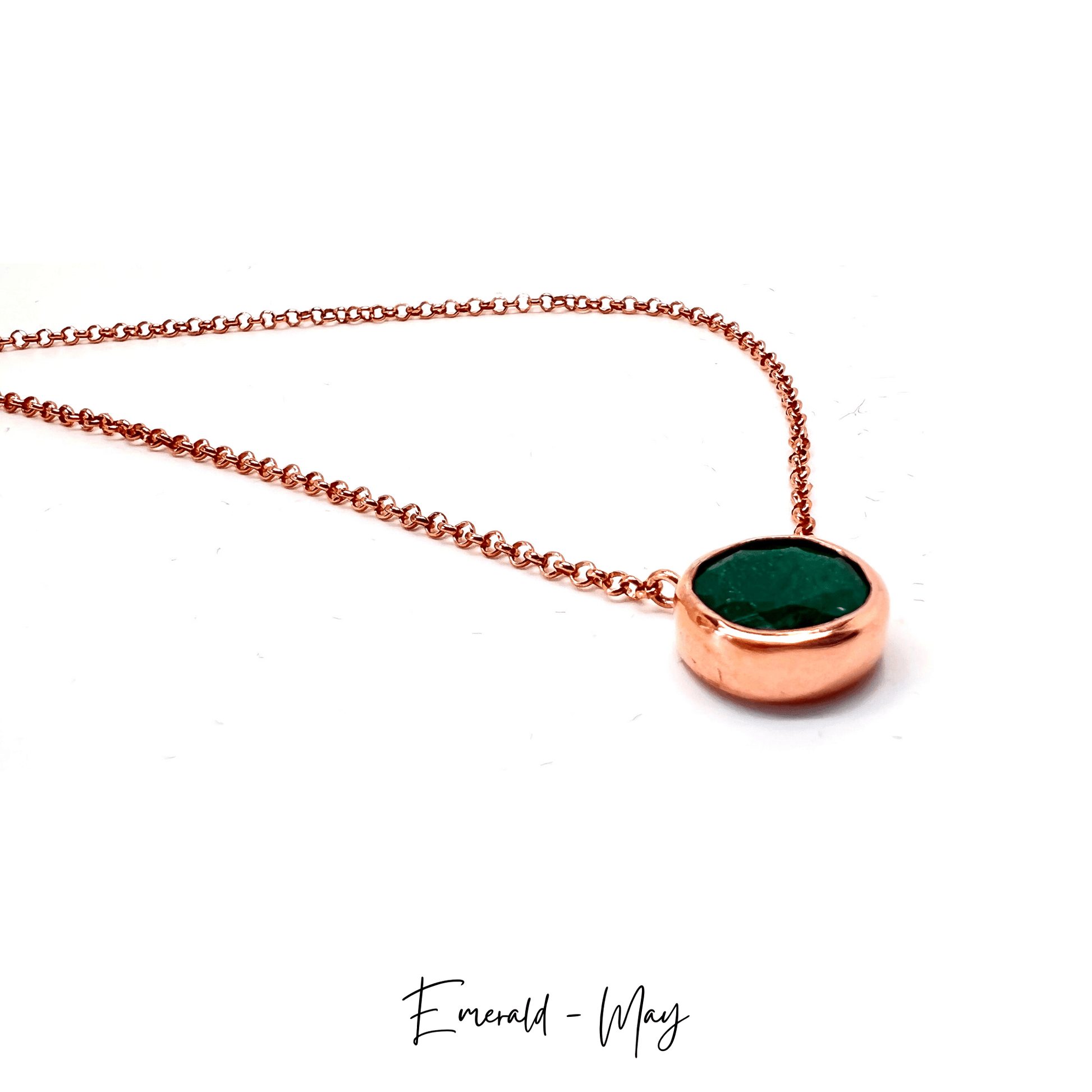 Genuine Gemstone Necklace, Birthstones Necklaces - Naked Nation UK