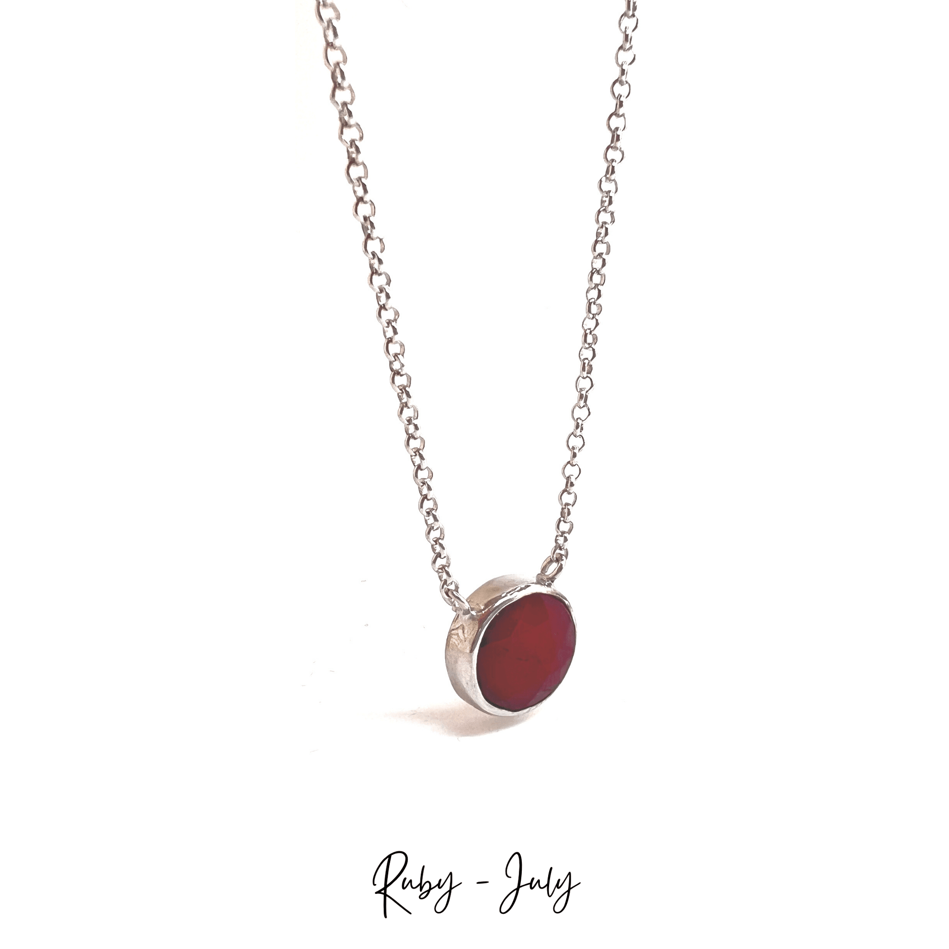 Genuine Gemstone Necklace, Birthstones Necklaces - Naked Nation UK