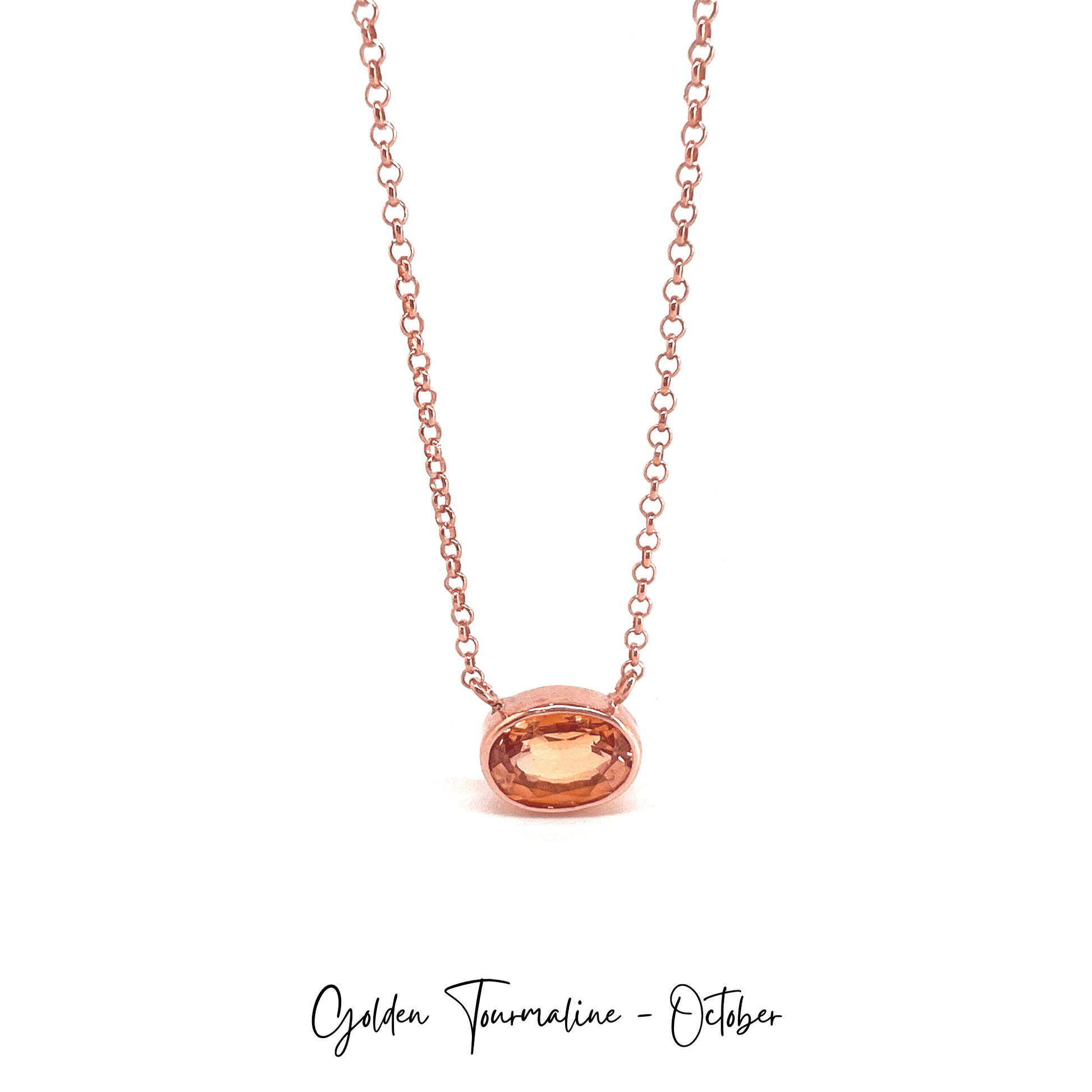 Genuine Gemstone Necklace, Birthstones Necklaces - Naked Nation UK