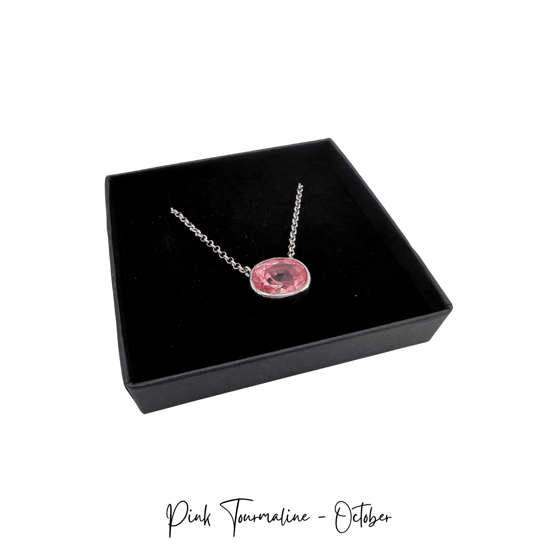 Genuine Gemstone Necklace, Birthstones Necklaces - Naked Nation UK