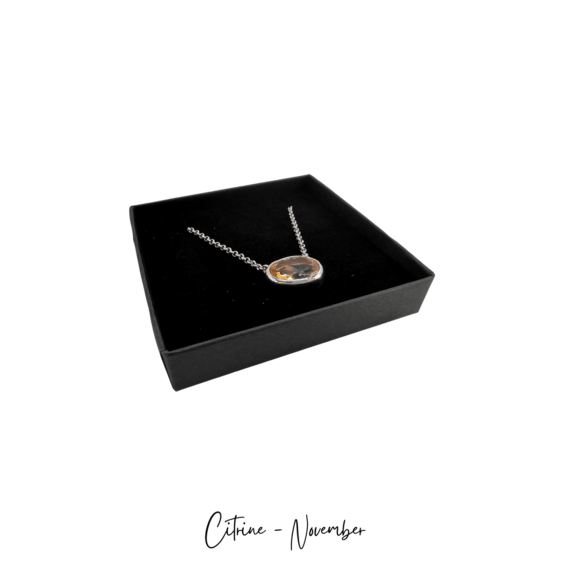 Genuine Gemstone Necklace, Birthstones Necklaces - Naked Nation UK