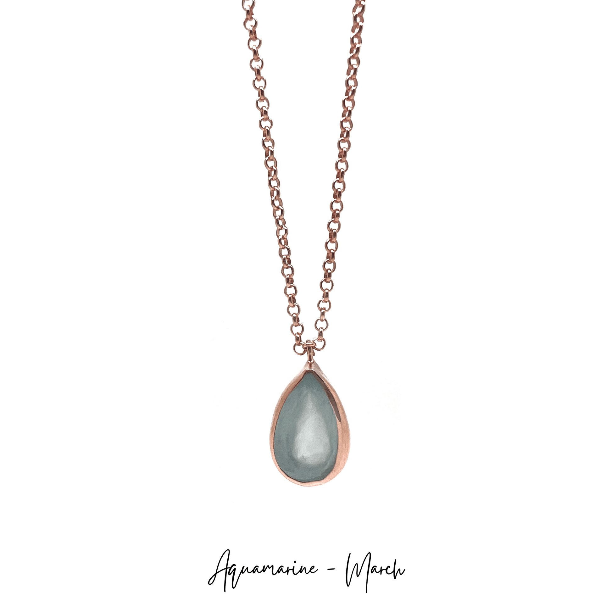Genuine Gemstone Necklace, Birthstones Necklaces - Naked Nation UK