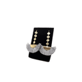 Gold and Grey Tassel Earrings - Naked Nation UK