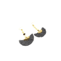 Gold and Grey Tassel Earrings - Naked Nation UK