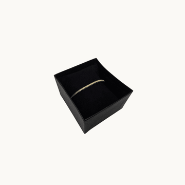Italian Sterling Silver Rose Gold and Gold Stretch Bracelet - Naked Nation UK