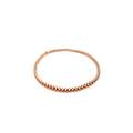 Italian Sterling Silver Rose Gold and Gold Stretch Bracelet - Naked Nation UK