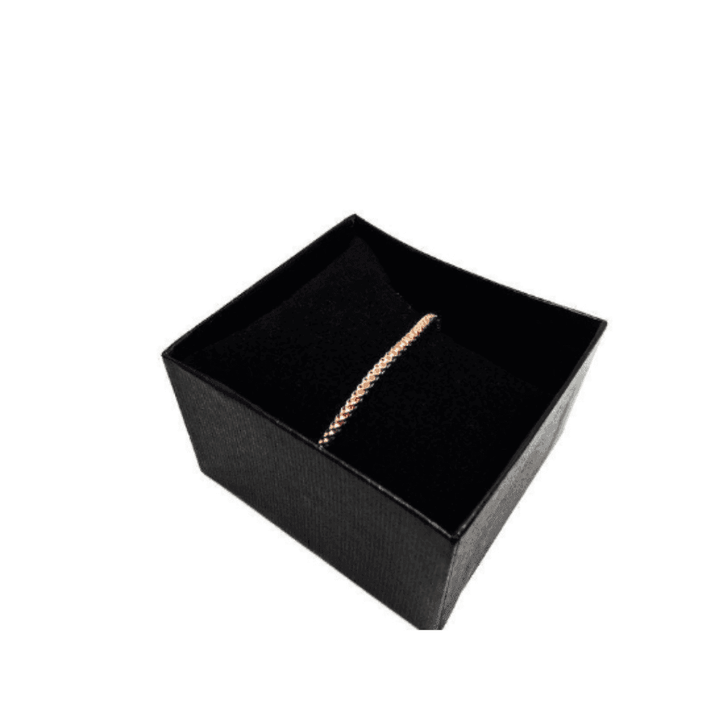 Italian Sterling Silver Rose Gold and Gold Stretch Bracelet - Naked Nation UK