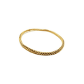Italian Sterling Silver Rose Gold and Gold Stretch Bracelet - Naked Nation UK
