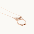 Naked Nation 925 Sterling Silver Rose Gold Owl Pendant Necklace - Naked Nation UK