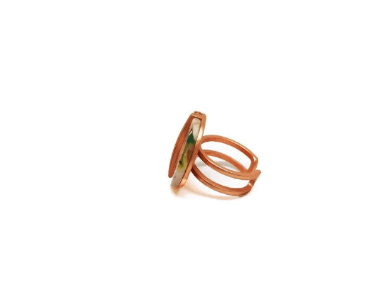 Pearl and Colourful Stones Rings - Naked Nation UK