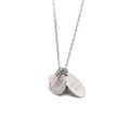 Positive Jewellery, 925 Sterling Silver, Celebrate life message Pendant Necklace - Naked Nation UK