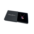 Romantic Rose Gold with two hearts Pendant Necklace - Naked Nation UK