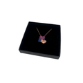 Romantic Rose Gold with two hearts Pendant Necklace - Naked Nation UK