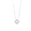 Rose Gold & Silver Star with Crystals Pendant. Two Colours Available. - Naked Nation UK