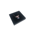 Rose Gold and Sterling Silver Angel Necklace with Colourful Crystals - Naked Nation UK