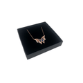 Silver and Clear Crystals Butterfly Necklace with Italian Gift Box by Naked Nation - Naked Nation UK