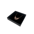 Silver and Clear Crystals Butterfly Necklace with Italian Gift Box by Naked Nation - Naked Nation UK