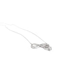 Silver and Rose Gold Crystals Infinity Pendant Necklace - Naked Nation UK