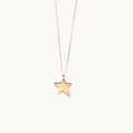 Star Necklace with Crystals, 925 Sterling Silver Necklace, Rose Gold Necklace - Naked Nation UK