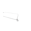 Sterling Silver A, B, E, I, V, W Letter Necklace by Naked Nation - Handmade Jewellery for Women - Naked Nation UK