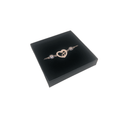 Sterling Silver and Rose Gold Bracelet with Infinity Heart - Naked Nation UK