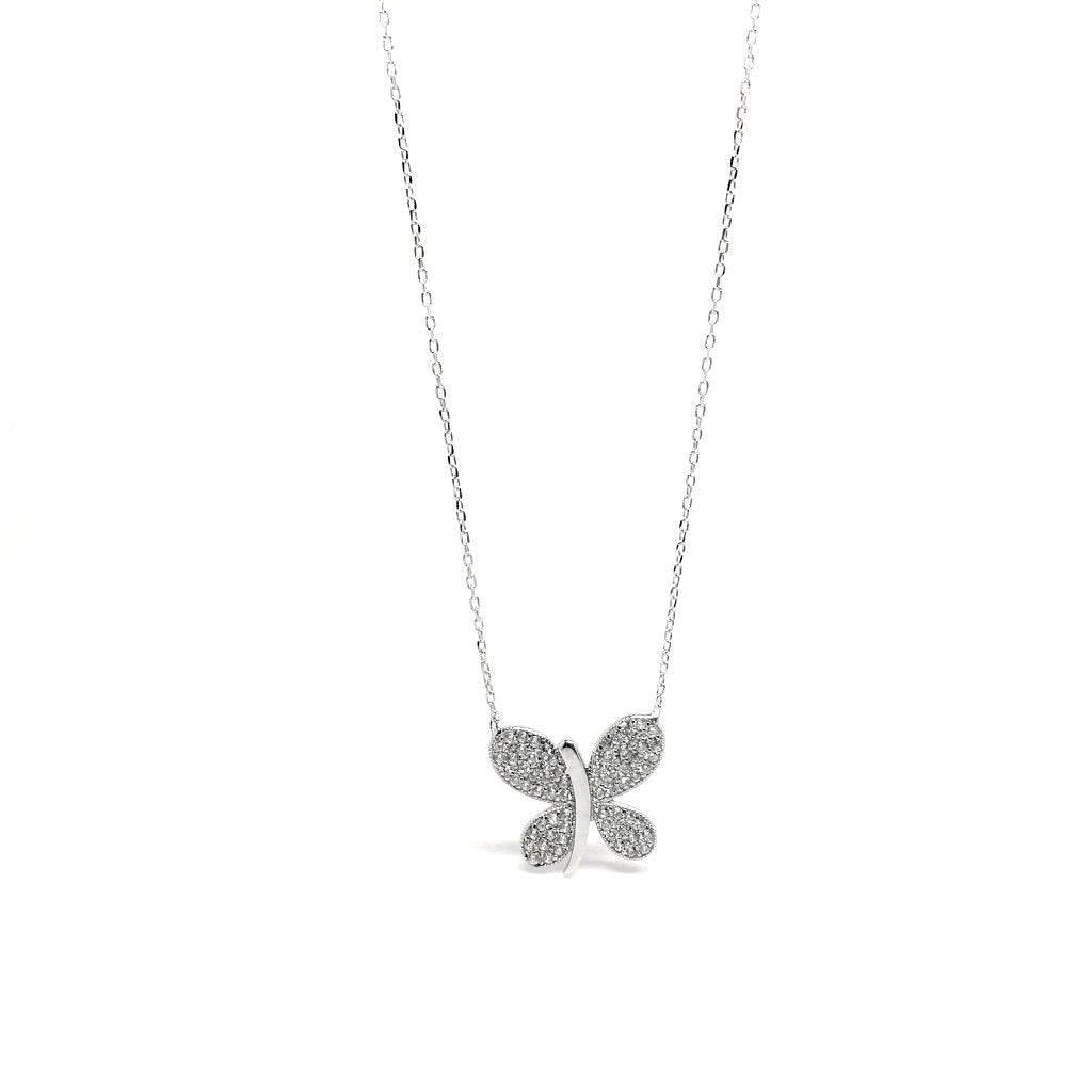 Sterling Silver Dragonfly Necklace by Naked Nation - Naked Nation UK