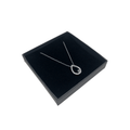 Sterling Silver Drop Pendant with Evil Eye (Turkish Eye) - Naked Nation UK