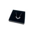 Sterling Silver Heart, Butterfly & Round Design Pendant Necklace - symbol of love and abundance - Naked Nation UK