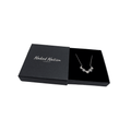 Sterling Silver Heart, Butterfly & Round Design Pendant Necklace - symbol of love and abundance - Naked Nation UK