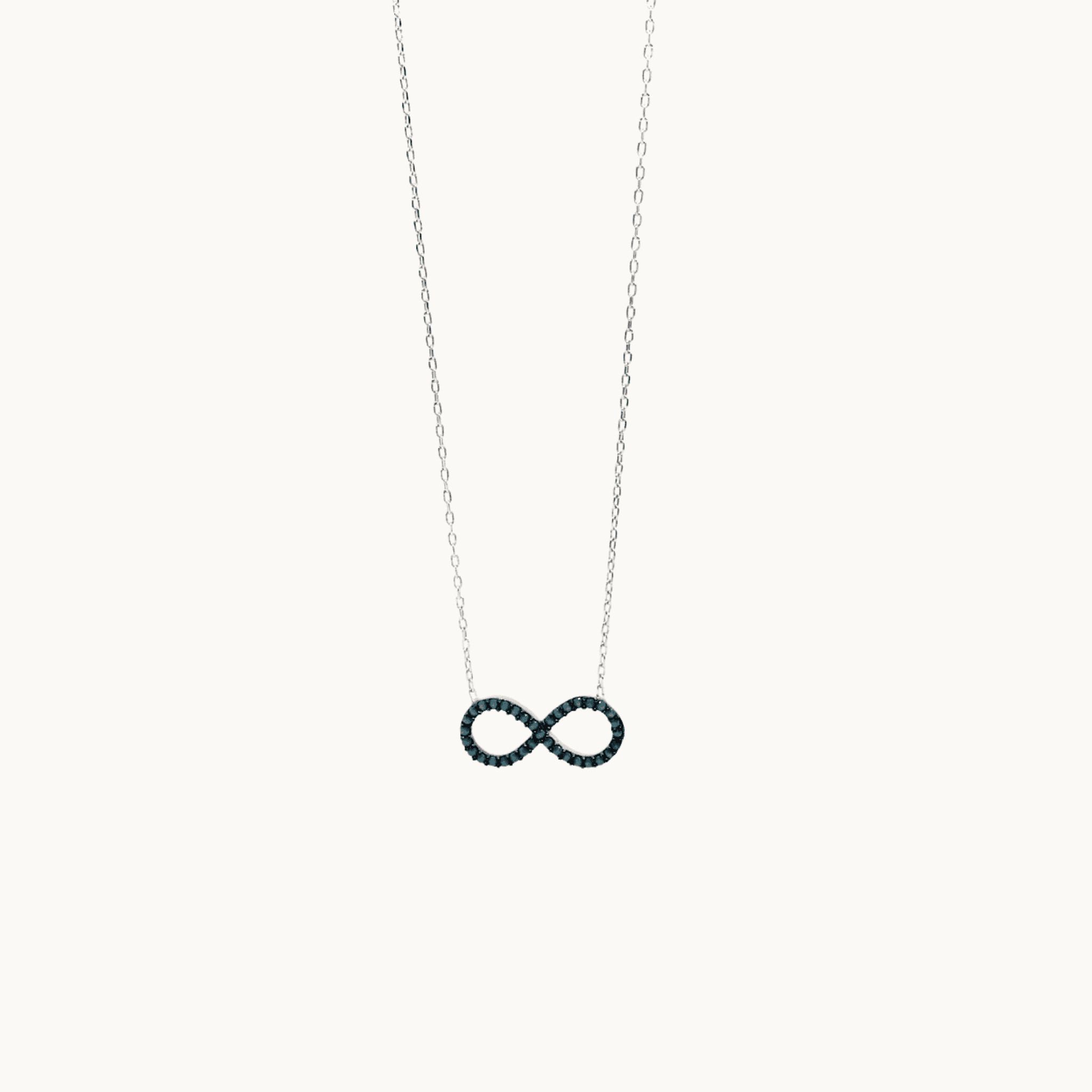 Tiny hot sale infinity necklace