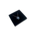 Sterling Silver Mediterranean Hamsa Hand and Turkish Eye (Evil Eye) Pendant - Naked Nation UK