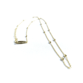 Sterling Silver Necklace. Silver, Rose Gold and Gold beaded necklace - Naked Nation UK
