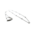 Sterling Silver Necklace. Silver, Rose Gold and Gold beaded necklace - Naked Nation UK