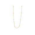Sterling Silver Necklace. Silver, Rose Gold and Gold beaded necklace - Naked Nation UK